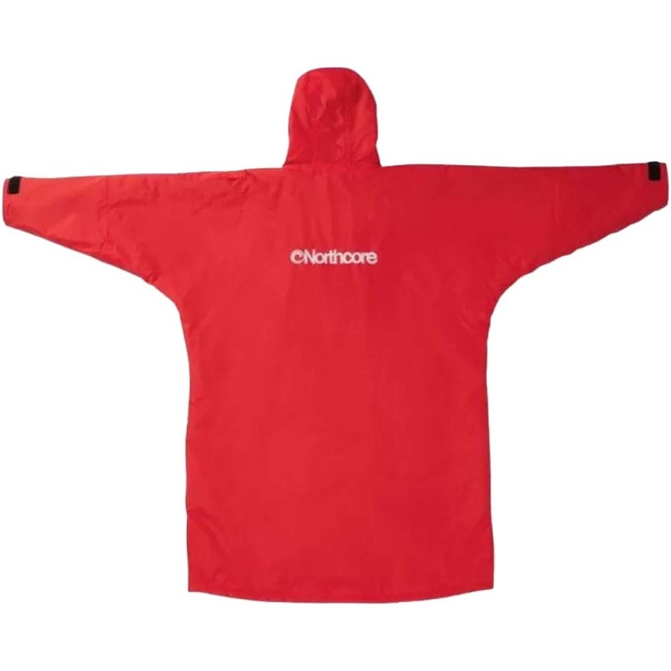 2025 Northcore Beach Basha Sport Long Sleeve Changing Robe NOCO24N - Red